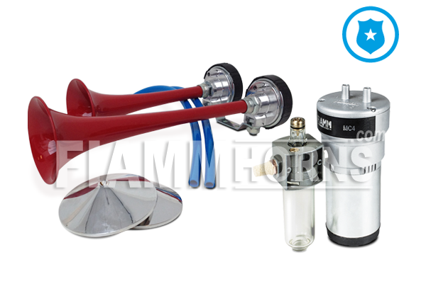 Italian Pneumatic Police Siren - Fiammhorns.com