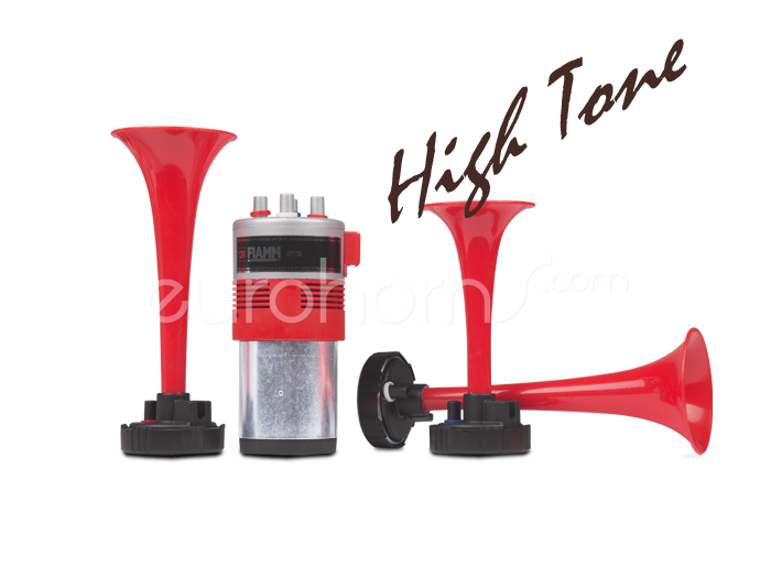 The Fiamm TRIO, or Tour Horn Tripple Toned cycling horn with High Tone