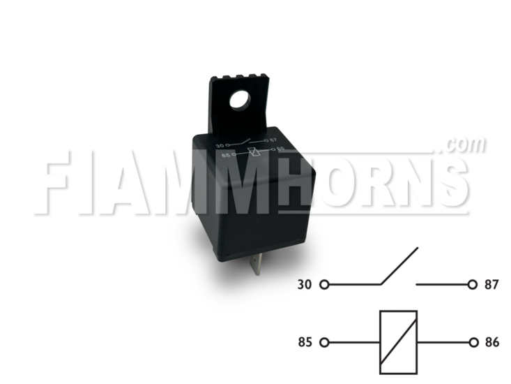 Electromagnetic Relay, 4-Pin, 24V