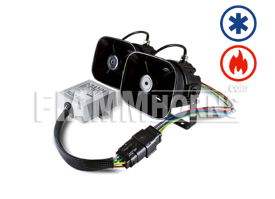FIAMM PS10 siren system for Italian Ambulances and Firebrigades